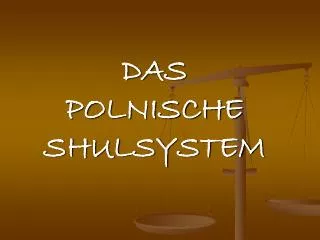 das polnische shulsystem