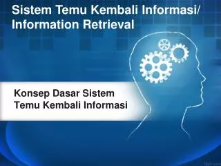 konsep dasar sistem temu kembali informasi