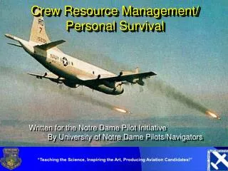 Crew Resource Management/ Personal Survival