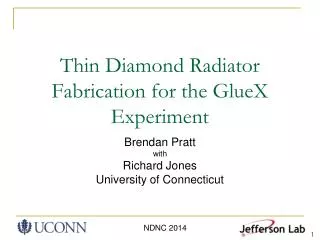 Thin Diamond Radiator Fabrication for the GlueX Experiment