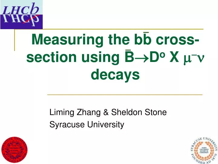 measuring the bb cross section using b d o x m n decays