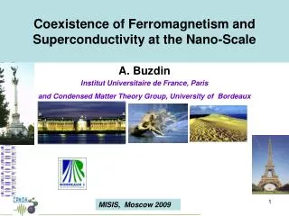 Coexistence of Ferromagnetism and Superconductivity at the Nano-Scale