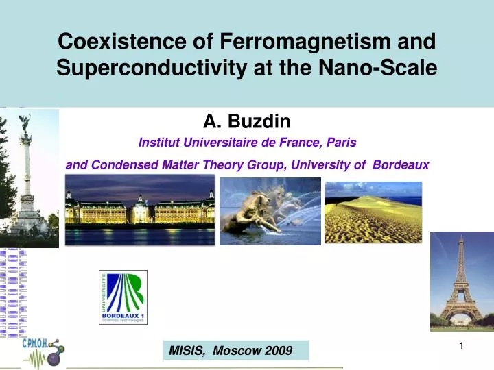 coexistence of ferromagnetism and superconductivity at the nano scale