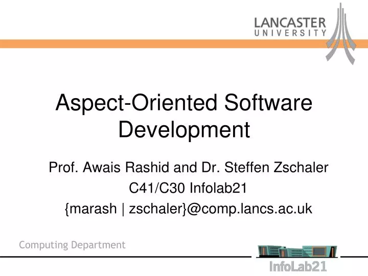aspect oriented software development