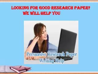 Looking For good research paper?