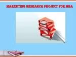 Marketing research project for MBA - slide 1