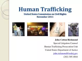 Human Trafficking United States Commission on Civil Rights November 2011