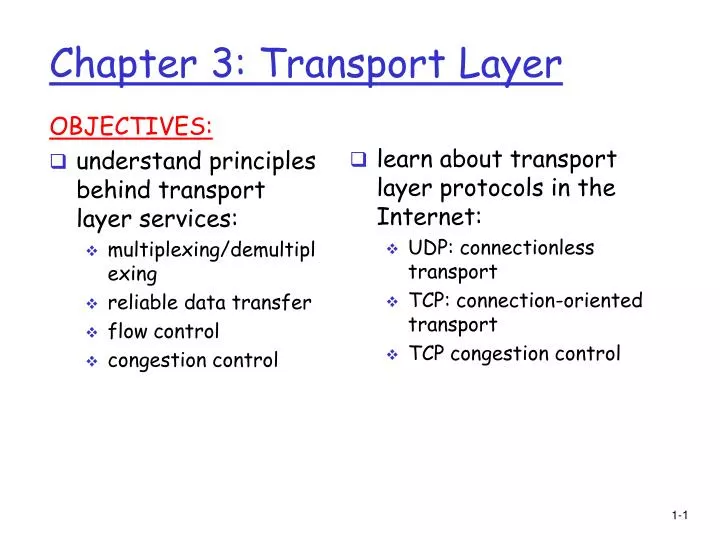 chapter 3 transport layer