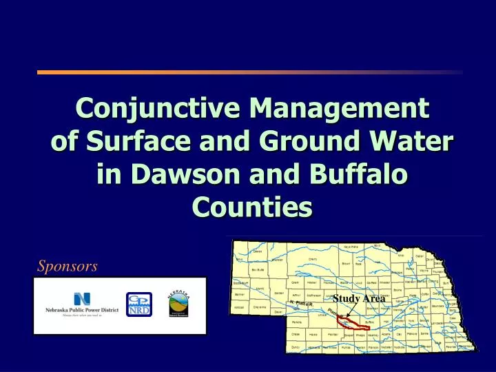 conjunctive management of surface and ground water in dawson and buffalo counties