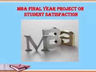 MBA Final Year Project