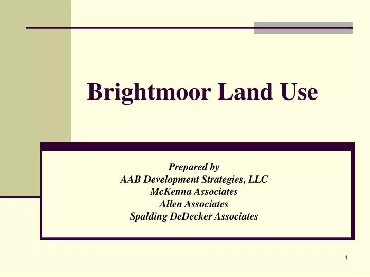 brightmoor land use
