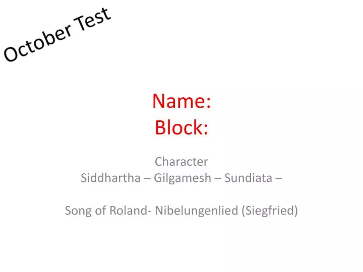 name block
