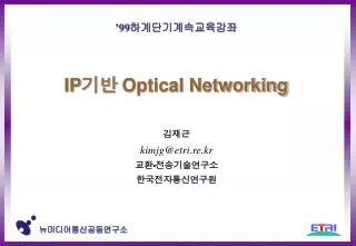 ip optical networking