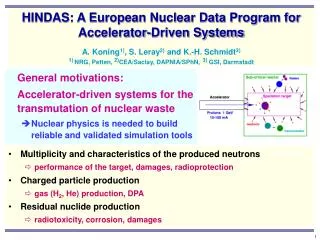 General motivations: Accelerator-driven systems for the transmutation of nuclear waste