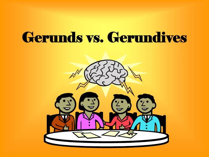 gerunds vs gerundives