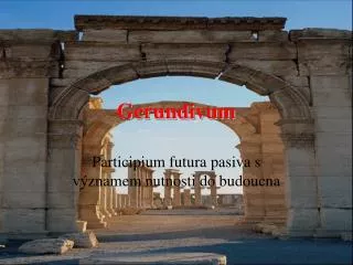 gerundivum