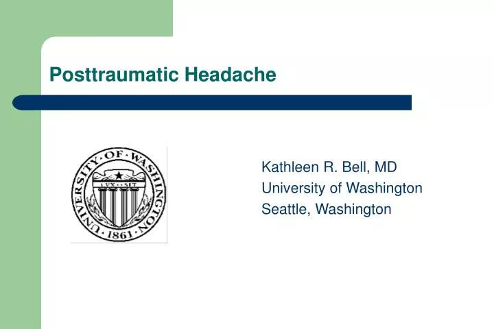 posttraumatic headache