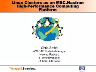 Linux Clusters as an MSC.Nastran High-Performance Computing Platform