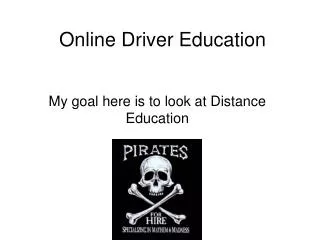 Online Driver Education