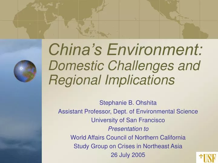 china s environment domestic challenges and regional implications