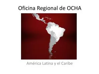 oficina regional de ocha