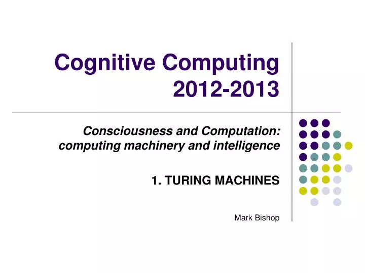 cognitive computing 2012 2013