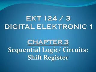 EKT 124 / 3 DIGITAL ELEKTRONIC 1