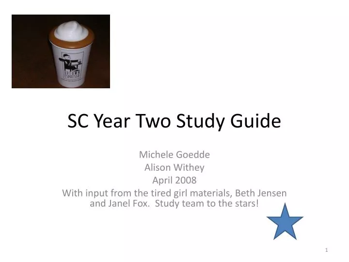 sc year two study guide