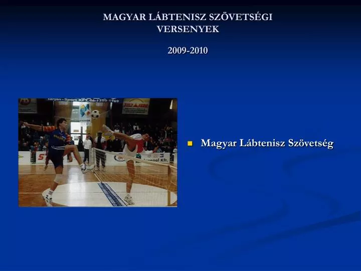 magyar l btenisz sz vets gi versenyek 2009 2010