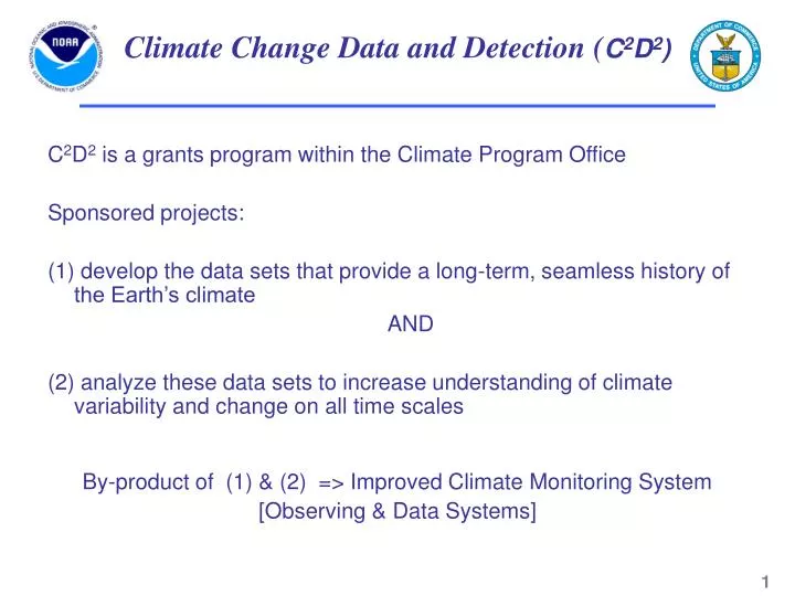 climate change data and detection c 2 d 2