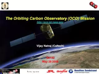 The Orbiting Carbon Observatory (OCO) Mission oco.jpl.nasa