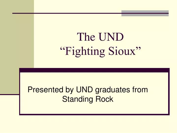 the und fighting sioux