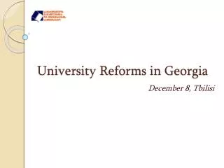 University Reforms in Georgia