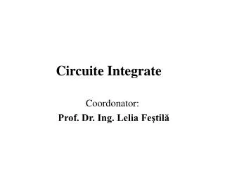circuite integrate