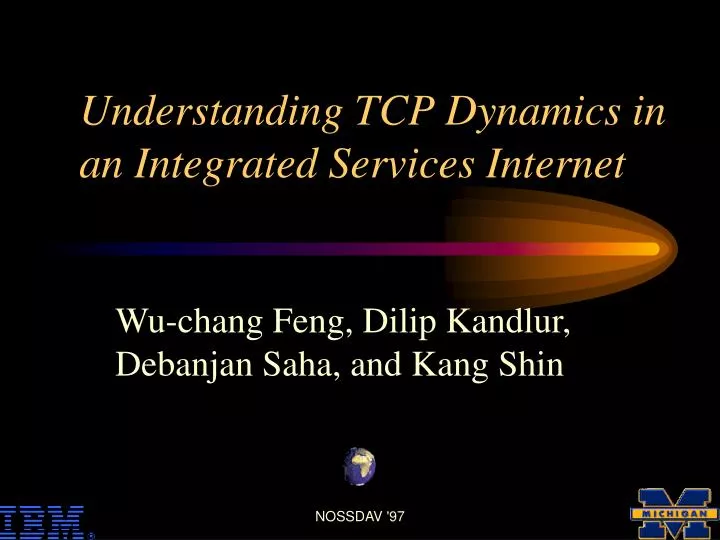 understanding tcp dynamics in an integrated services internet