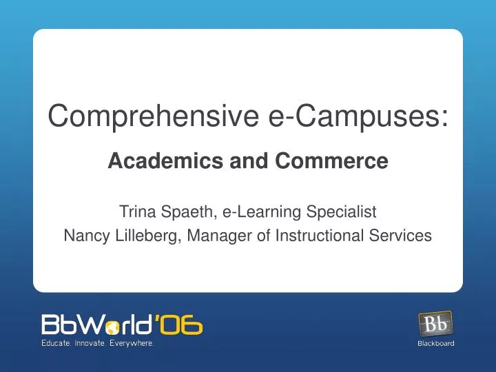 comprehensive e campuses