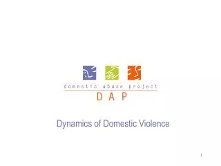 Dynamics of Domestic Violence