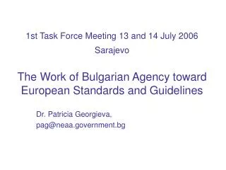 Dr. Patricia Georgieva, pag@neaaernment.bg