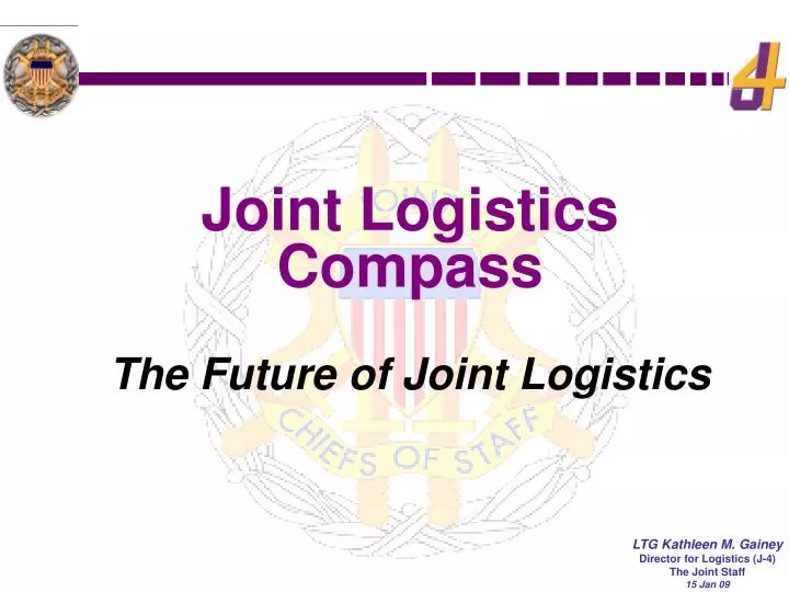 joint logistics compass the future of joint logistics