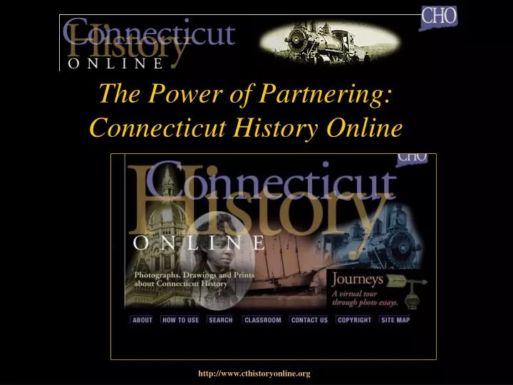 the power of partnering connecticut history online