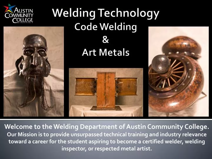 welding technology code welding art metals