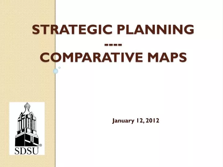 strategic planning comparative maps