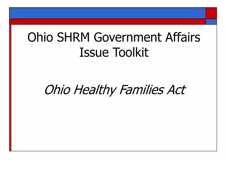 ohio shrm government affairs issue toolkit