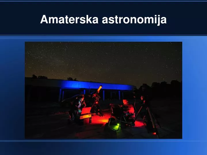 amaterska astronomija