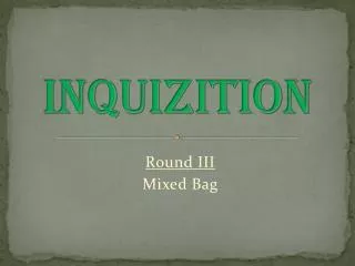 INQUIZITION