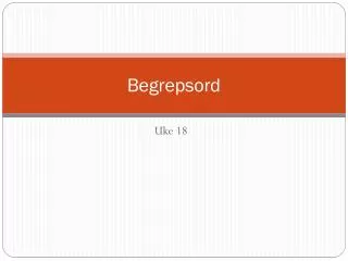 begrepsord