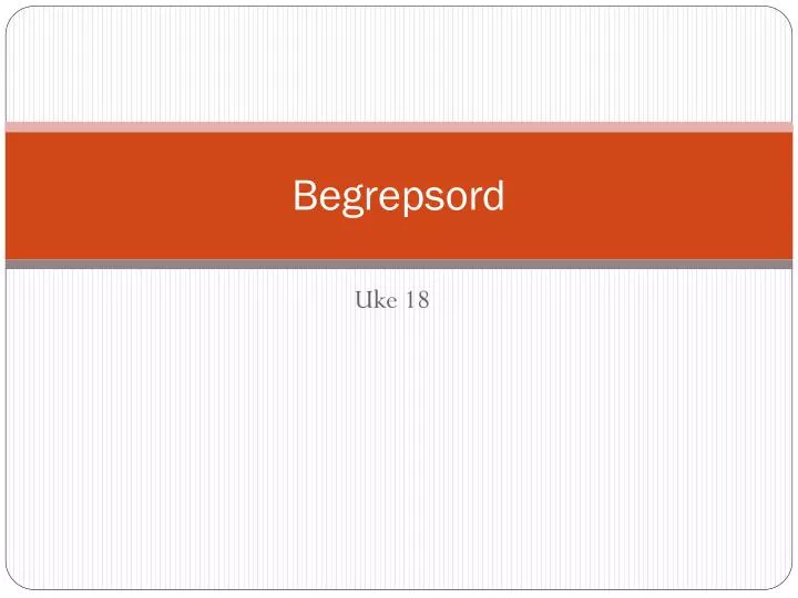 begrepsord