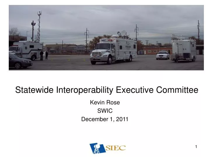 statewide interoperability executive committee