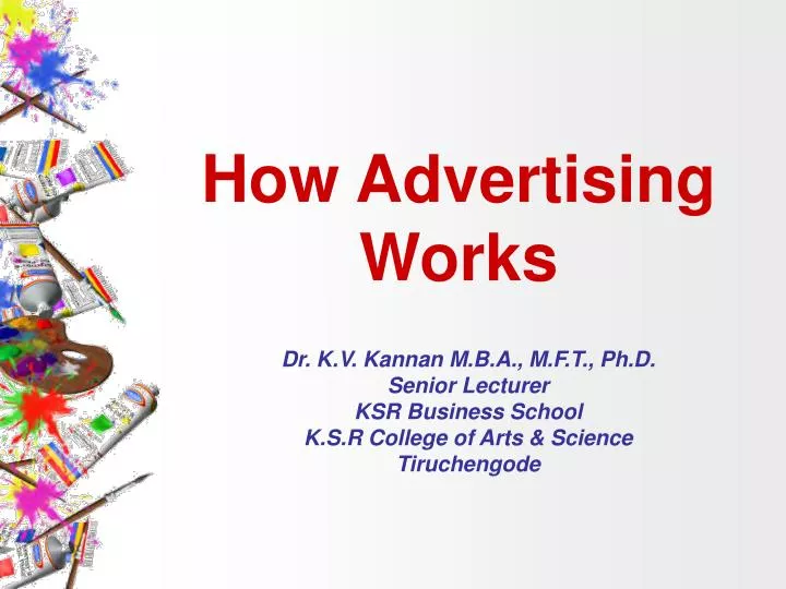how advertising works