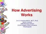 How Advertising Works - slide 1